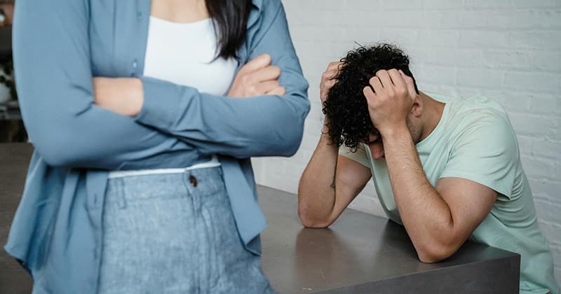 Par under ett konfliktfyllt ögonblick